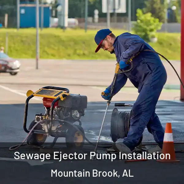  Sewage Ejector Pump Installation Mountain Brook, AL