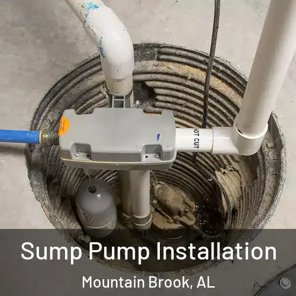  Sump Pump Installation Mountain Brook, AL